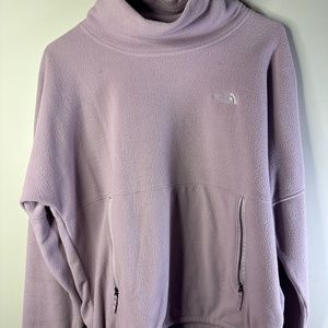 North Face Crop Sherpa Shirt